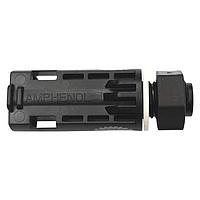 Amphenol Industrial H4SMM2DM ກອງປົກຄອງ MALE H4 PLUS BULKHEAD CONNECTOR ສໍາລັບ 2.5SQMM/14AWG ຕິດຕໍ່ຮອບຢ່າງເຢັນ ລວມຢູ່,400/ຖົງ