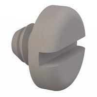 Essentra Components 010440P009 ພັນສລອດເດດ Pan Slotted Screw, #4-40 Thread, 3/32 Lg