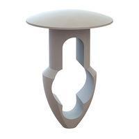 Essentra Components 27KY2500281 ກະແຈຮິວັດຮູບຮອບປະຕູ, ຮູ 0.250, ຄວາມຫນາຂອງແຜ່ນ 0.281