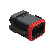 Amphenol SINE Systems AT06-08SA-ECBLK ຕົວເຊື່ອມ 8 ຂາຍືມປຸກ Key Pos A ມີຝາປິດ BLK