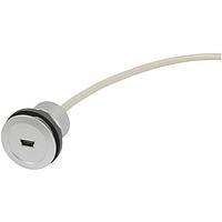 HARTING 09454521945 ເສັ້ນສາຍ USB / ເສັ້ນສາຍ IEEE 1394 har-port USB 2.0 Mini-B - A coupler ພ້ອມເສັ້ນສາຍ, 5.0m - ຮຸ່ນສີເງິນ