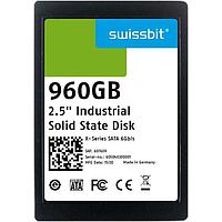 Swissbit SFSA960GQ2AK2TB-C-XC-21G-STD ດຣາວສ໌ສະຕີດເດດ - SSD ອຸດສາຫະກຳ SATA SSD 2.5", X-75 P, 960 GB, 3D TLC Flash, 0C ຫາ +70C