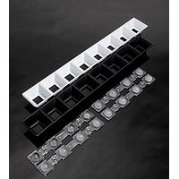 Ledil C17172_DAISY-8X1-SHD-MATT-WHT ເປັນເລນ LED ເຊດ 8 ຕໍ່ມມ (D)