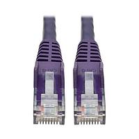 Tripp Lite N201-002-PU ສາຍສະແກນ Cat 6 2FT PURPLE CAT6 PATCH CBL