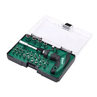SATA 05493 Ratchet Screwdriver ແລະ Socket ຊຸດ (29 pieces)