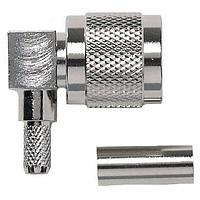 Pomona Electronics 73054 ຕົວເຊື່ອມ TNC ປຸ່ມມຸມຂວາ, 50 ໂອມ, ປະເພດ CRIMP, RG55, 142, 223, 400