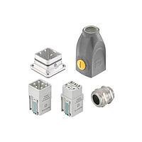 HARTING 10220030003 ຕໍ່ຕັ້ງພະລັງງານຫນັກ Han-Yellock 10 Kit 5+GND - ກອງຢູ່ກົງ, ຝາບໍ່ເຂົ້າດ້ານເທິງ, ກະລຸນາ M20 ສໍາລັບສາຍໄຟ 6-12mm (16ແອມພິເນັດຕໍ່ຫຼັກ, quicklock)
