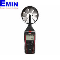 Sauermann LV130 ຄວາມໄວອາກາດ, ການໄຫຼຂອງອາກາດ ແລະອຸນຫະພູມ (0.3 to 35 m/s, 0 to +50 °C, detection of flow direction)