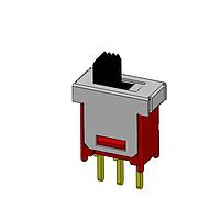 Dailywell 5FS1S102M2RES ສະໄລດສະວິດ Sub-miniature Slide SPDP switch on-on pc thru-hole