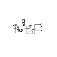 HAKKO T20-D32 ປາຍເຊື່ອມ (Shape-3.2D)
