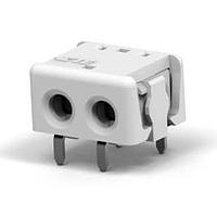 P&B 2106489-2 ຕົວເຊື່ອມ 2 ຕຳແໜ່ງ 18 AWG ຜ່ານຮູບປິດສິ້ນ