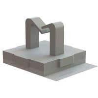 Essentra Components MWSB-1-01A-RT ຊັ້ນສະແດດສາຍສະໄວ Micro Wire Saddle,Adh Mnt,Natural