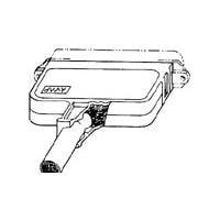 AMP Connectors - TE Connectivity 2-552076-1 ປົກກັນຄວາມຕົວຍືດ Backshell STRAIN RELIEF CVR 24 180 Snap-On