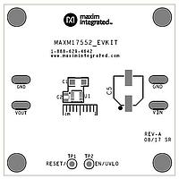Analog Devices MAXM17552EVKIT# ຕົວຄວບຄຸມແຮງໂຕລະສະ - ຕົວຄວບຄຸມສະຫນັກ EVkit ສໍາລັບ 100mA; 60V synchronous buck mi
