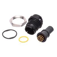 Amphenol Alden 330182 ຊອກເຕ້ອກສ໌ Fr Pnl Mnt PCB Tail KitPnl Mnt 14P 22AWG