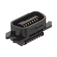 AMP Connectors - TE Connectivity 552270-1 ປລັກຮາງ PLUG 14P BAIL LOCK 24-26 AWG