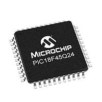 Microchip Technology PIC18F45Q24-E/PT ມາຄຣອຄຄອນໂຕເລີ 32KB Flash, 2KB RAM, 512bytes EEPROM, MVIO, 10b ADC2, 8b DAC, ACP, Comp, PWM,