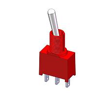 Mountain Switch 108-1AS1T1171-EVX ສະຫນັບສະຫນູນ Toggle Switches SPDT ON-ON SOLDER