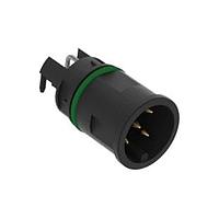 ERNI - TE Connectivity 225242-E ອິນເຊີດ M12 ຜູ້ຊາຍ, A CODE, RA, 5P THR ຕິດຕັ້ງດ້ານໜ້າ