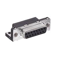 Amphenol Commercial Products D15S33E6UX00LF ຮອງຮັບ Receptacle D15S33E6UX00LF-DSUB R/A STB 15SOCKET LF