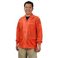 Desco 73913 Statshield® Smock, Jacket with Knitted Cuff (Orange, Large)