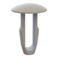 Essentra Components 27SNC1560156 ສແນັບຄລິບ Snap Clips, ຮູ .156, ຄວາມຫນາແຜ່ນ .156