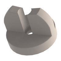 Essentra Components 0600832WNC ກະກູນປົກ Wing Nut, #8-32 Thread, 29/64 Height