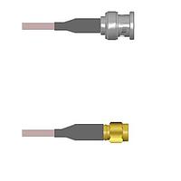 Amphenol Custom Cable Q-0M03F000H084i ການປະກອບສາຍ RF BNC-SP/SMA-SP G142 84I