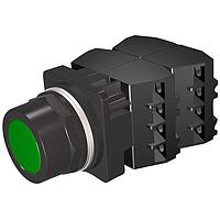 SIEMENS 52BM8A3D ປຸ່ມກົດພູຊ, MOM, ສີຂຽວ, ລົງລຽບ, 2POS, 4NO-4NC