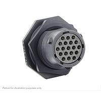 Eaton Souriau-Sunbank UTSX71419SX ຮອບຮອງ Jam nut receptacle, ບໍ່ມີ backshell, ສໍາລັບ 19 ຕິດຕໍ່ຍິງ, IP68/69K, keying X