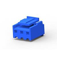 AMP Connectors - TE Connectivity 3-1123722-3 ກອງປະກອບປລັກ 3.96 EP PLUG HSG 3P(ສີຟ້າ)
