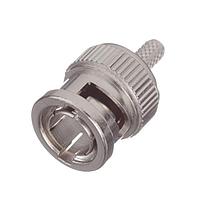 Vitelec / Cinch Connectivity Solutions VB10-2061 ຕົວເຊື່ອມ BNC Crimp Plug ສໍາລັບ RG179/187 75Ohm