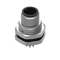 Wurth Elektronik 643250100608 ປລັກ WRCIRC M12 ກະທົບສະກຣູ Coding A ແຜງ PCB ເຫຼັ້ມຕົວຕົວກັບກະທົບສະກຣູ PG9 ຕົວເຊື່ອມຊາຍ, polarity 8