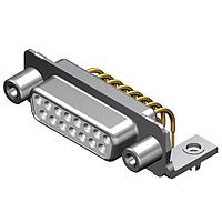 Molex / FCT 173109-0209 ຕໍ່ຕໍ່ D-Sub - ຄວາມໜາແຮງມາດຕະຖານ FCT DSUB RA PC RCPT 09 PN W/JKPOST