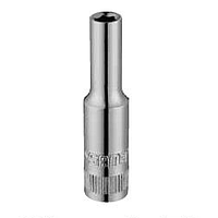 SATA 11404 1/4inch DR. 6PT. DEEP SOCKET (S.A.E.) / (METRIC)