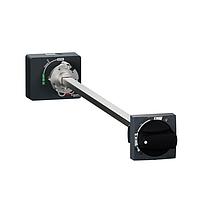 SCHNEIDER GV4APN01 ອຸປະກອນເພີ່ມເຕີມ Circuit Breaker TeSys BV4/GV4 ຈອກກົດວຽກຮອດຕາມ, ສີດຳ, IP54