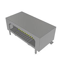 Samtec FCS8-10-01-L-S-A-TR ປຸ່ມສ່ອງ 0.80 mm ສູງຄວາມໄວ ມີຄຸນຄ່າຄ່ອຍ Micro Coax Cable