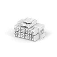 AMP Connectors - TE Connectivity 8-1971776-6 ຮອງສະໜອງສາຍແລະຮອງສາຍ PTL 2X6 PLUG HSG HIGH TEMP KEY D NAT