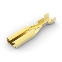 AMP Connectors - TE Connectivity 160772-1 ຮອບຮອງ 110 FASTON,REC.,26-22 AWG,BR