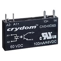 Sensata Technologies - Crydom CN048D24 ມິນິເຈີ 48VDC/0.1A, 24VDC ອິນພຸດ, 6mm SIP SSR