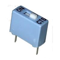 CTS Electronic Components 206-1S ສະຫນັບ DIP SPST ປິດກັນດ້ວຍ Epoxy