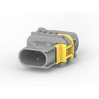 AMP Connectors - TE Connectivity 2-1670730-1 ກອງປົກຄຸມ 3POS, TAB 1.5X0.63, TAB HSG, ASSY