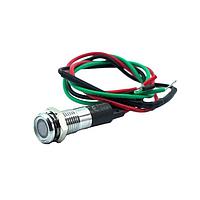Mallory Sonalert FL1M-8FW-1-D-ERG24V ໄຟສະແດງບົດບົນ LED RG 8MM NUT 24VAC/DC