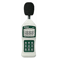 Extech 407750 Sound Level Meter w/PC Interface, 30 -130 dB