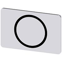 SIEMENS 3SU19000AD810QA0 ປ້າຍປ້າຍປ້າຍ, O INSCR. LABEL,SILV 17.5 X 27MM, SYMBOL: O