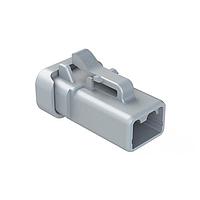 Amphenol SINE Systems ATP06-2S-EC01 ຊຸດປລັກ 2 ທາງ ATP ຊຸດ 2 ທາງ ສີດຳ ມີຝາປິດທ້າຍ