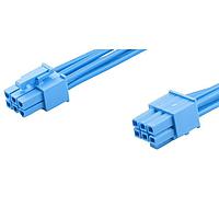 Molex 226196-2063 Discrete Wire Mini-Fit Versa Color-to-Mini-Fit Versa Color ASSY 4.2P DR 300mm Lgth 6 Ckt Blue