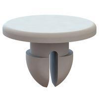 Essentra Components 27PIF0101 ອຸປະກອນກົດໃສ່ Push-In, ຮູ Hole .285, ຄວາມຫນາແຜ່ນ Panel .154
