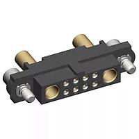 Harwin M80-4C10842F2-01-327-01-327 ຊຸດການເຊື່ອມຕໍ່ພາຍໃນບອດ Power to the Board 8+2 Pos. Female 24-28AWG+16AWG Cable Conn. Kit, Jackscrews