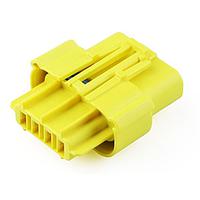 Molex 207782-0403 ການປະກອບ Receptacle 3.6 ປະກອບ Recpt ທີ່ປິດ 3.60mm Pitch 3 Ckts ແຖວດຽວ ສາມາດໃຊ້ງານກັບສາຍໄຟ Glow-Wire Key D Yl UL1007/UL1061 Compatible